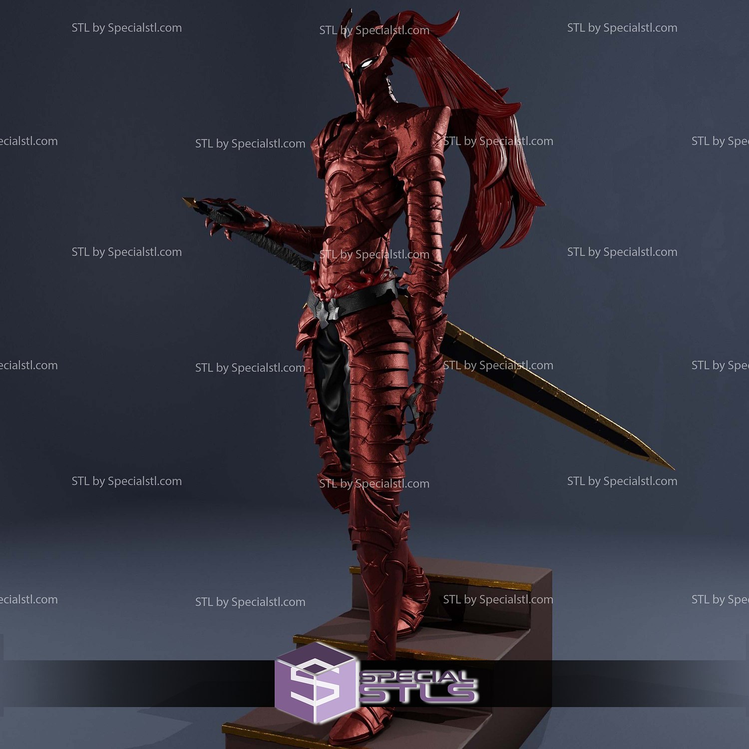 Igris Solo Leveling 3D Printer Files STL Model — view 3