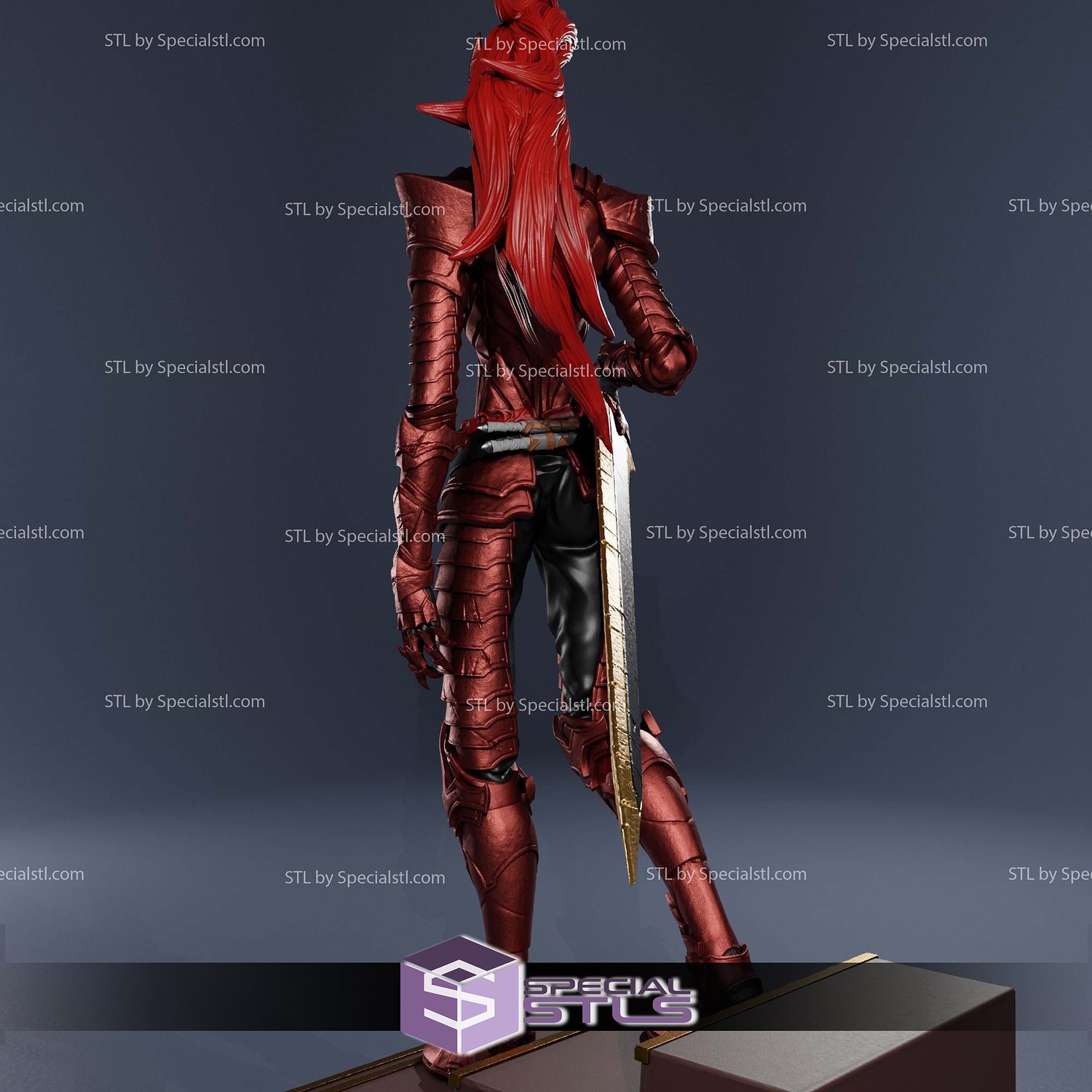 Igris Solo Leveling 3D Printer Files STL Model — view 4