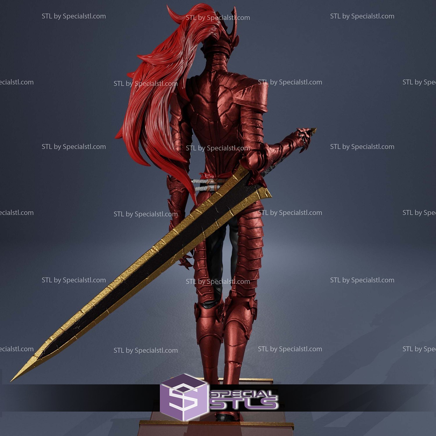 Igris Solo Leveling 3D Printer Files STL Model — view 5