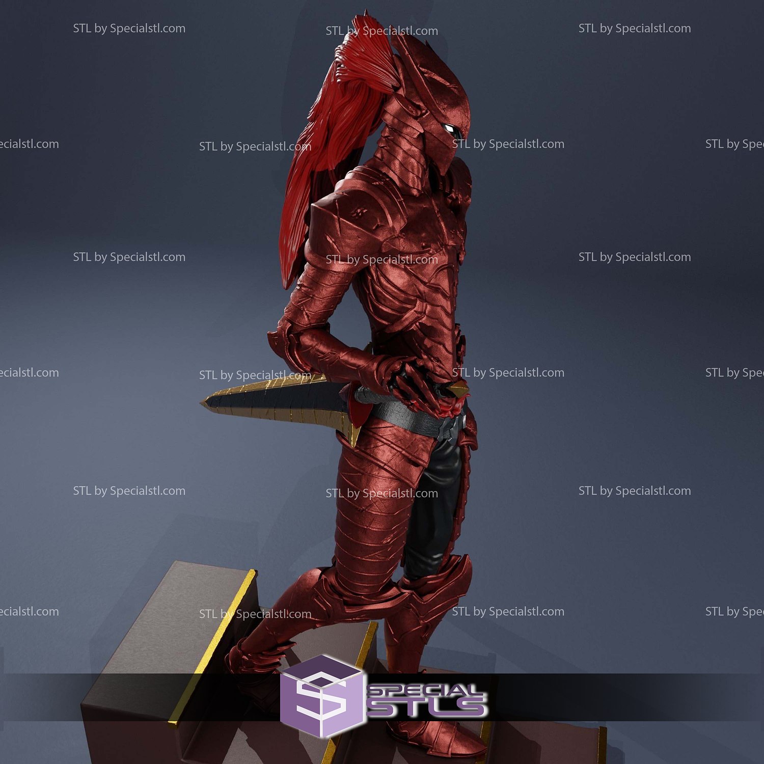 Igris Solo Leveling 3D Printer Files STL Model — view 6