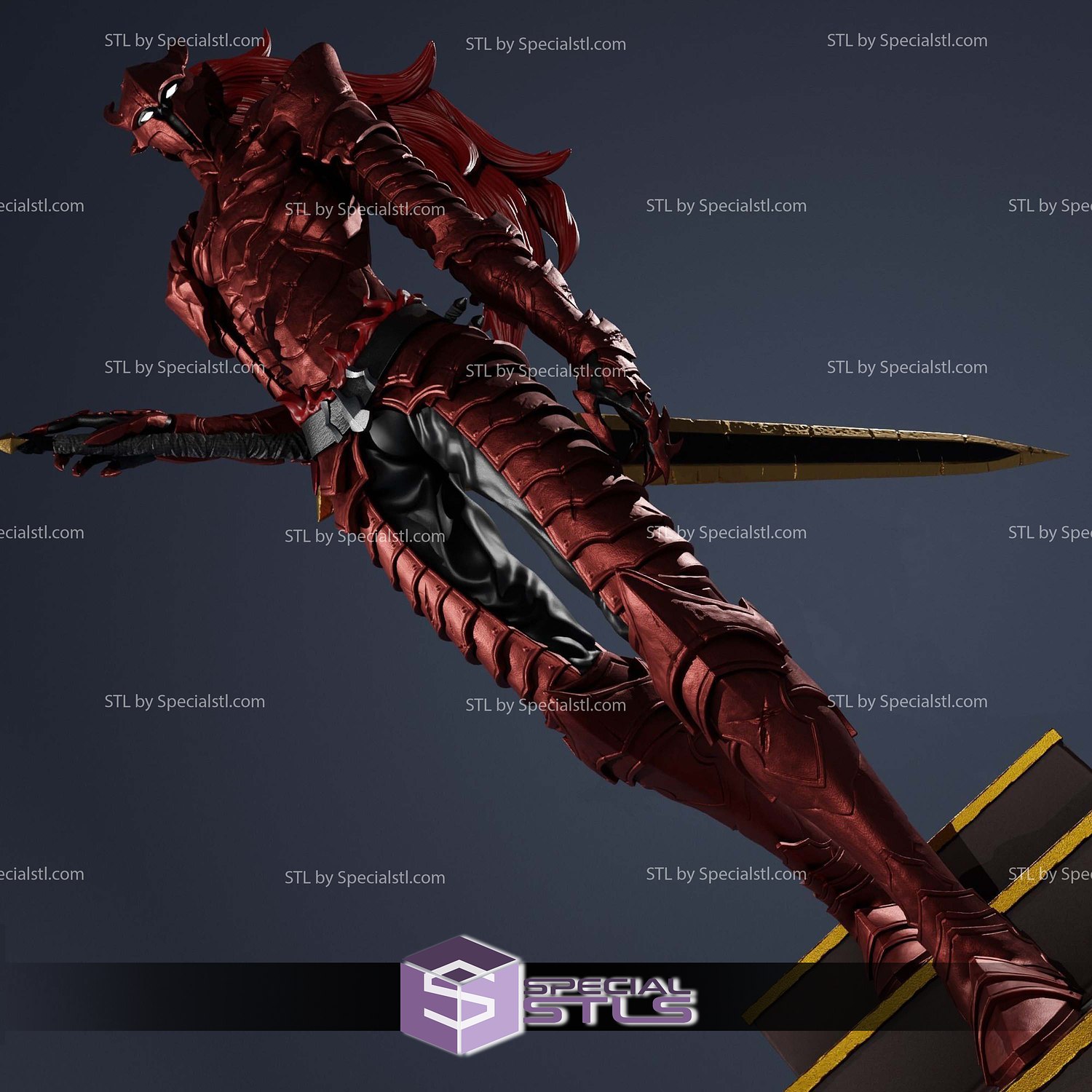Igris Solo Leveling 3D Printer Files STL Model — view 8