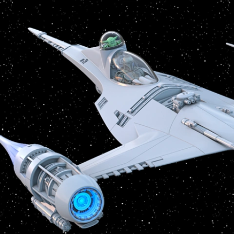The Mandalorian\u0027s N-1 Starfighter 3D Printing Model | Assembly STL Model