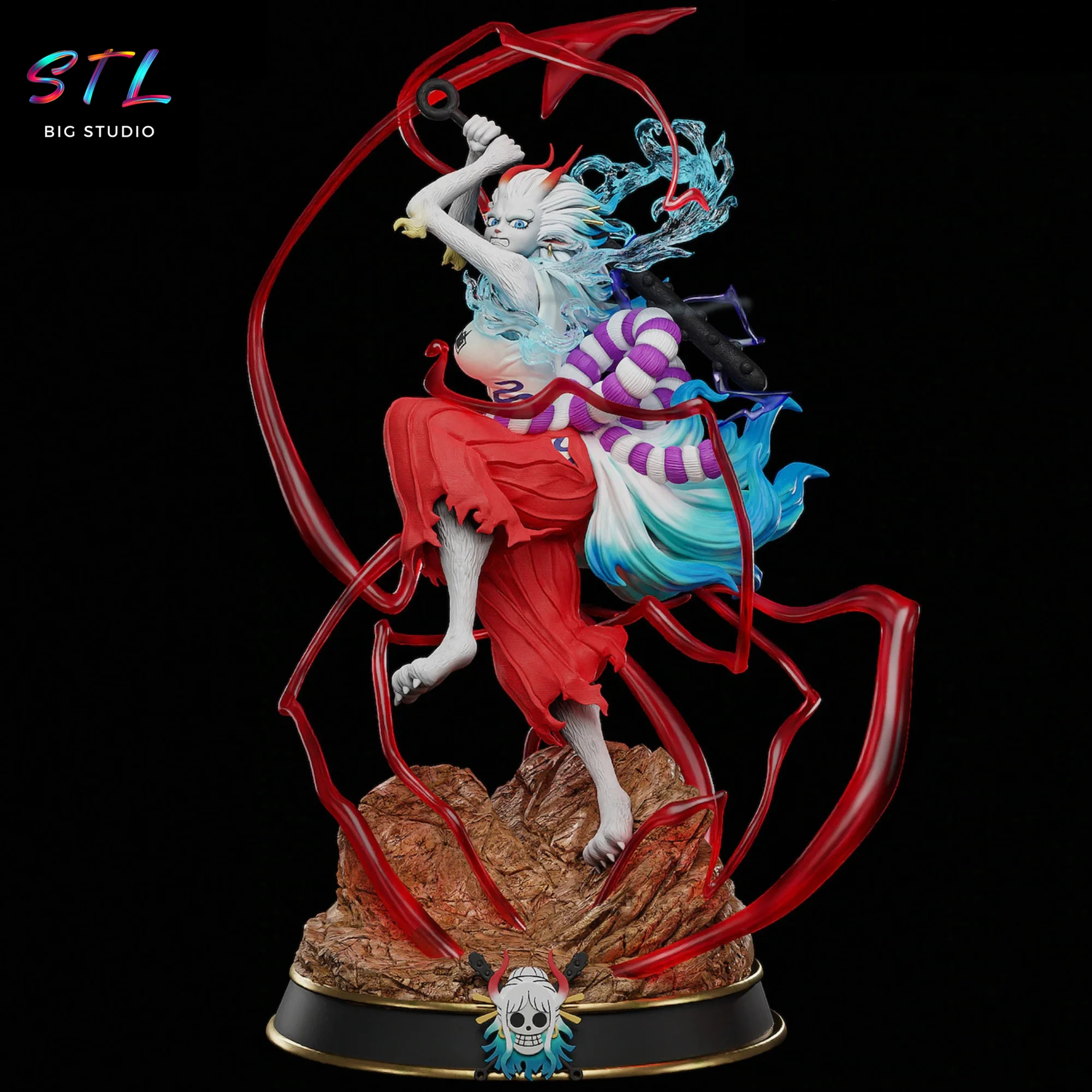 Yamato Beast Mode STL | Epic One Piece 3D Printable Figure Model