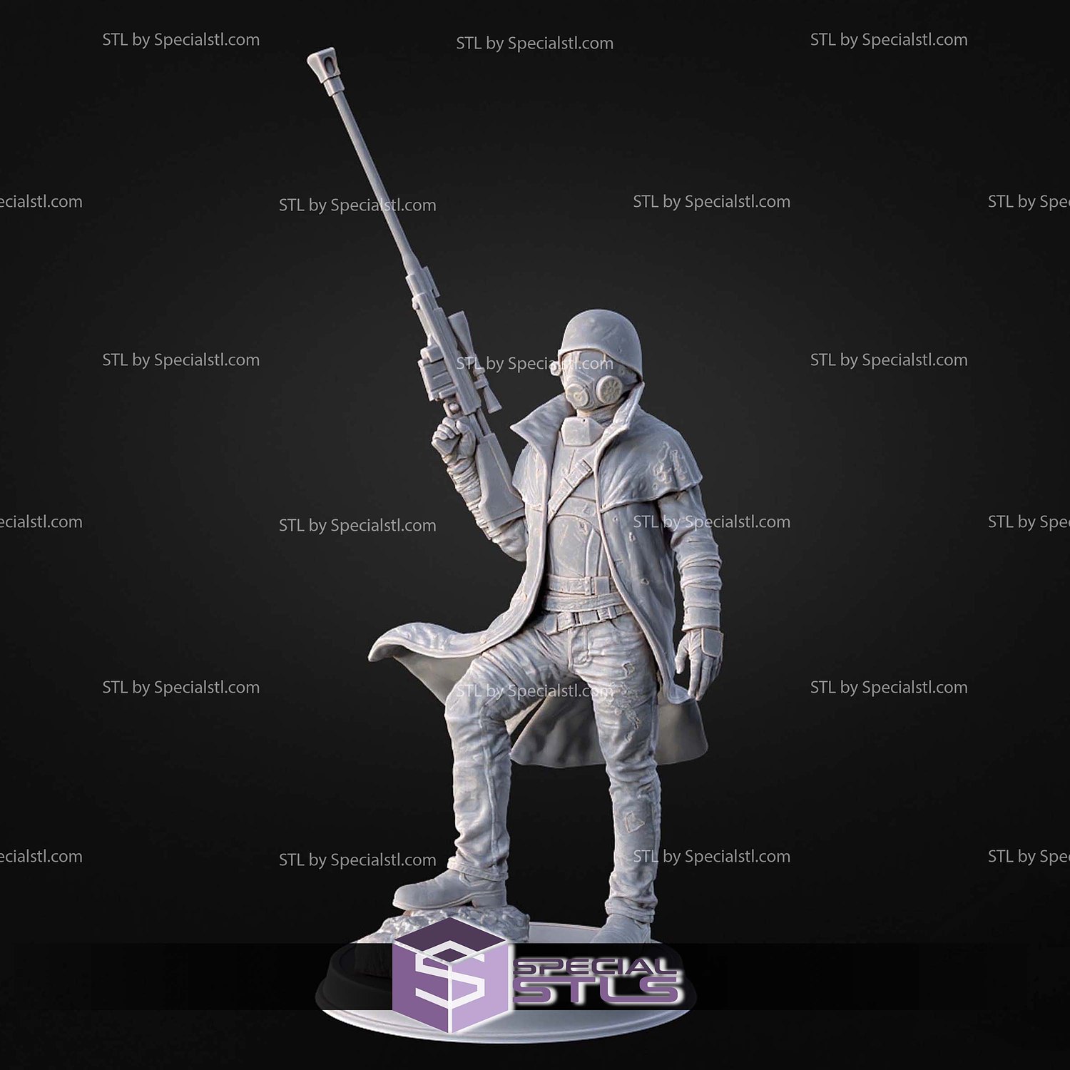 NCR Ranger Pose 1 3D Printer Files STL Model — view 2