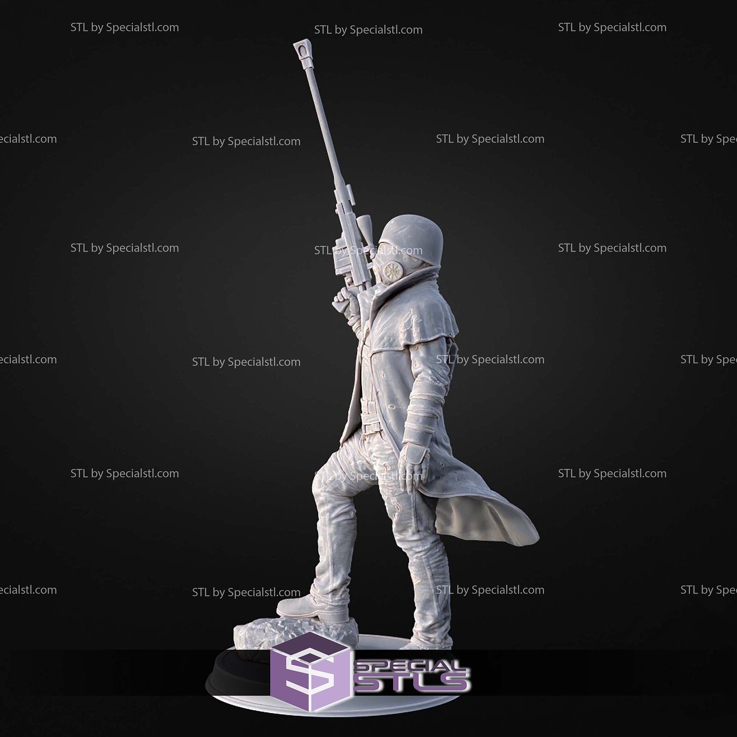 NCR Ranger Pose 1 3D Printer Files STL Model — view 3
