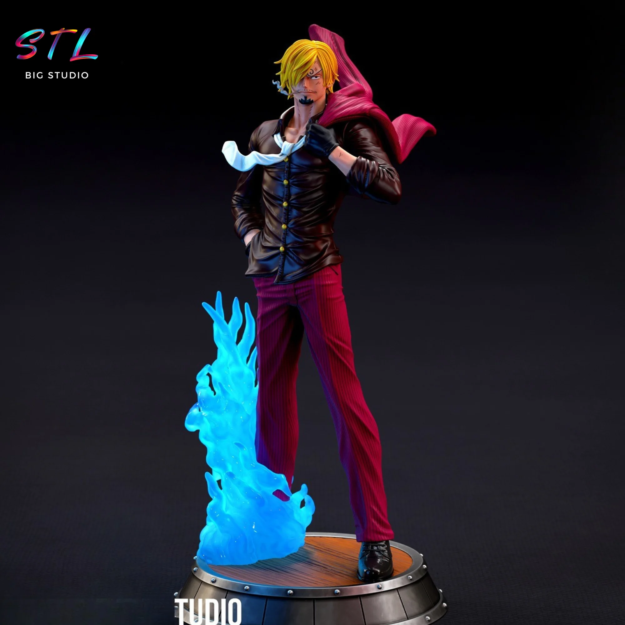 Sanji STL | One Piece | 3D Printable Figure Model
