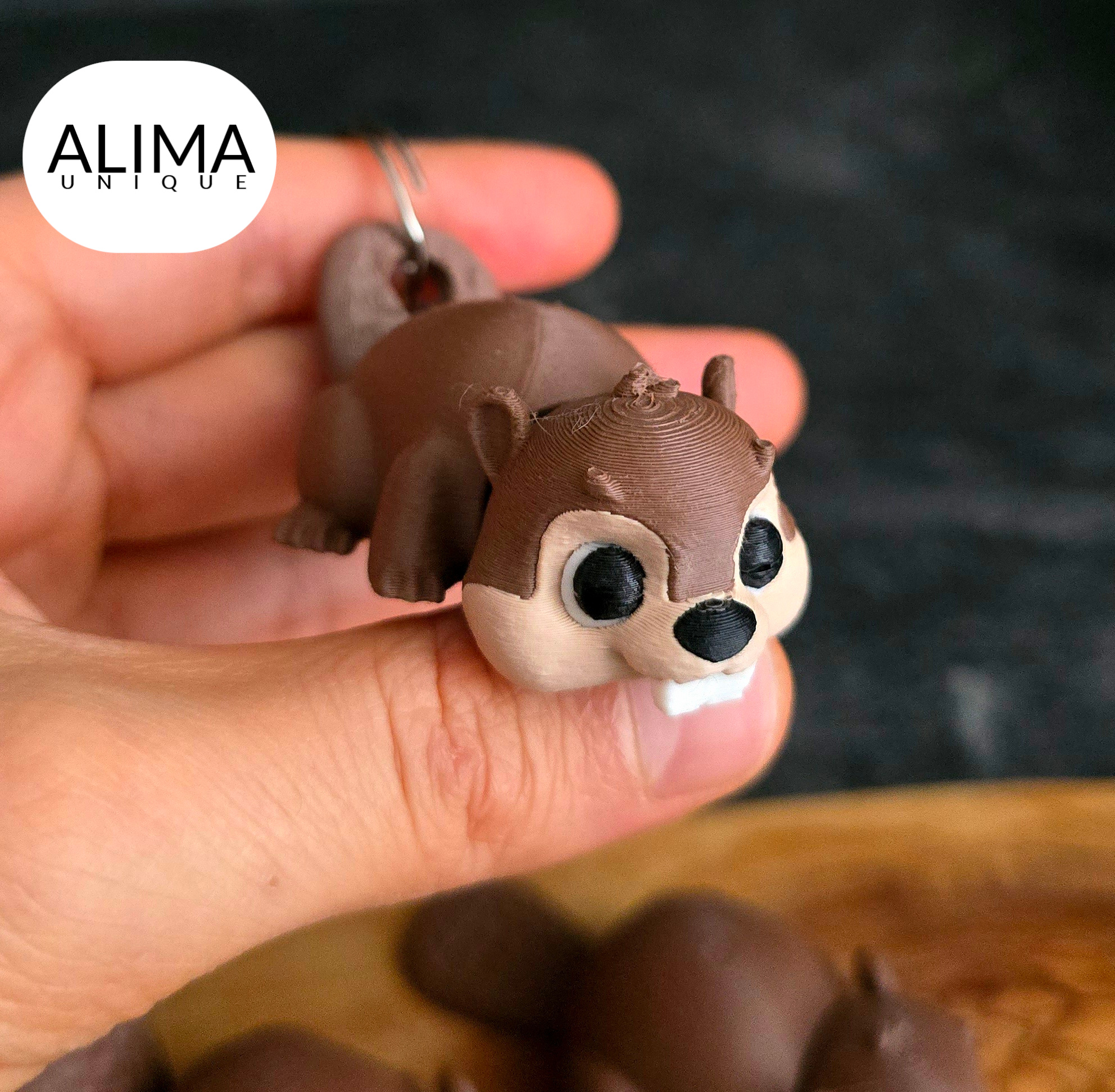 #85 mini baby beaver 3D 3MF Model