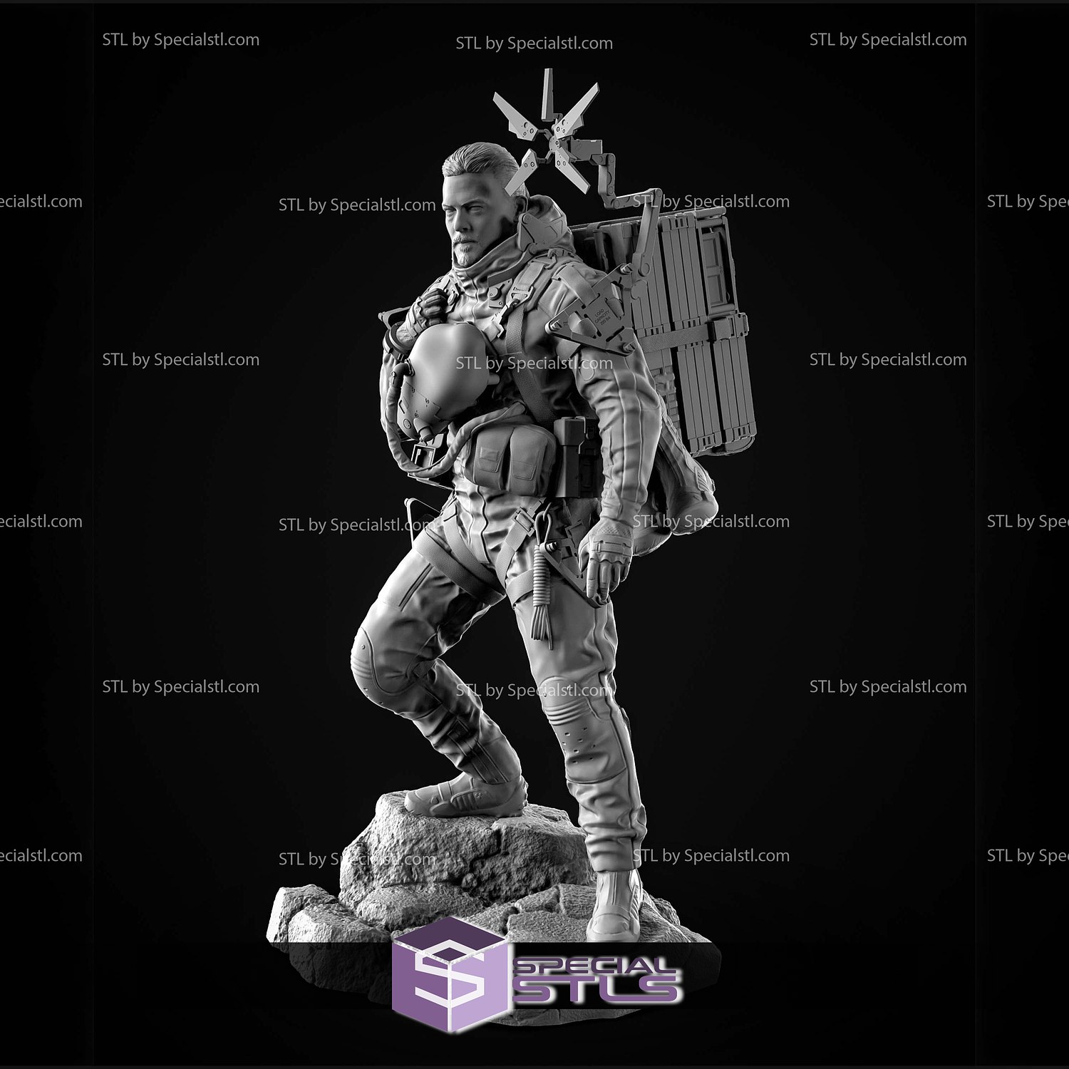 Sam Porter V2 Death Stranding 3D Printer Files STL Model — view 2