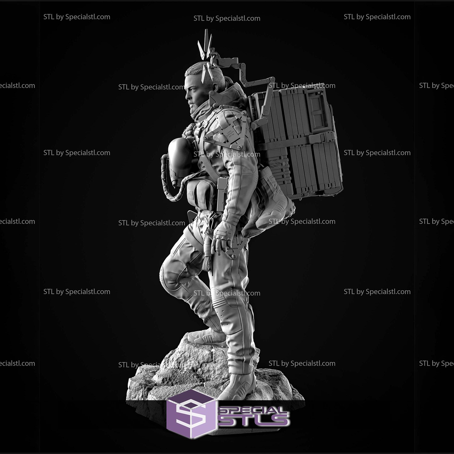Sam Porter V2 Death Stranding 3D Printer Files STL Model — view 3