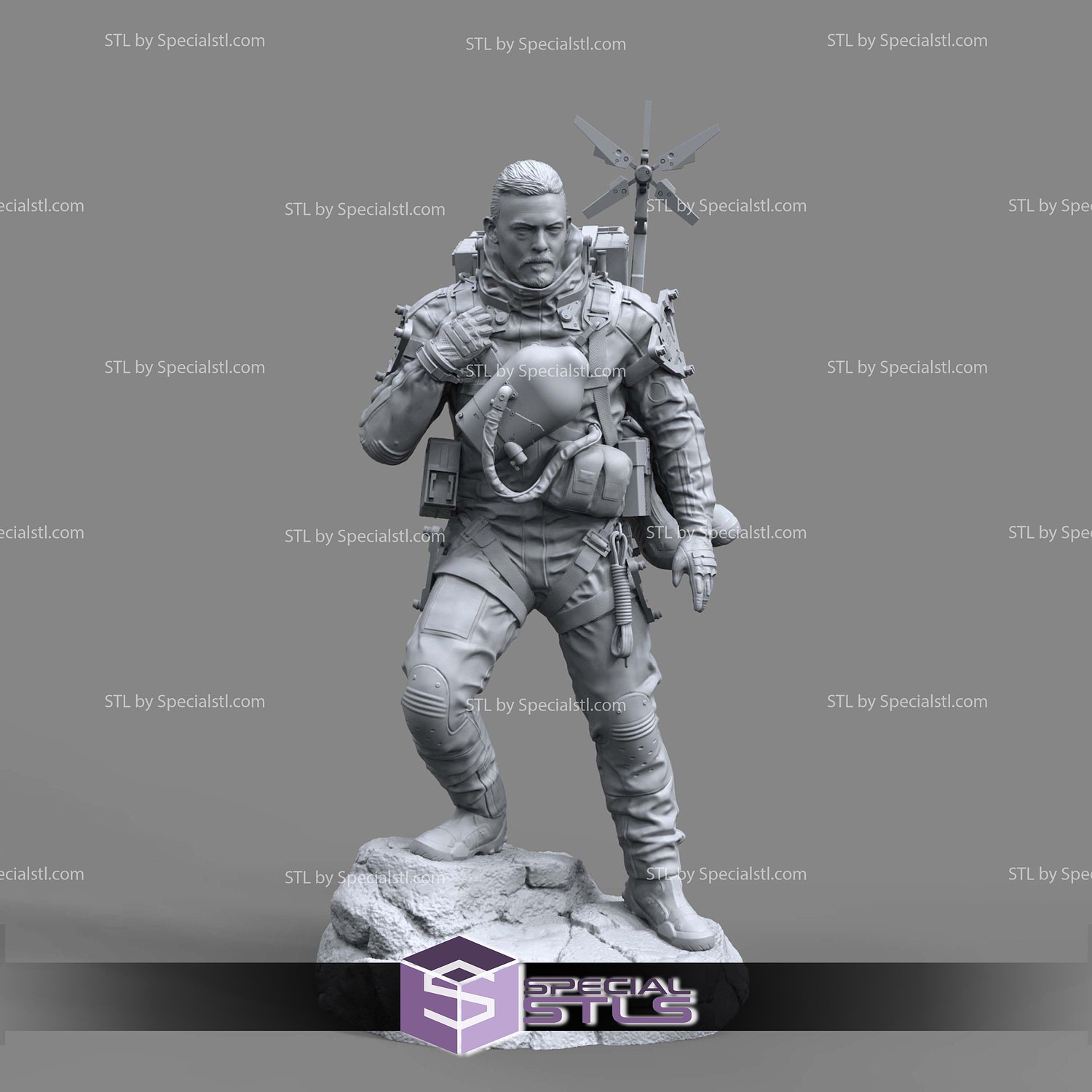 Sam Porter V2 Death Stranding 3D Printer Files STL Model — view 8