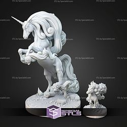 Kaiju Pokemon Galar Rapidash STL Files 3D Model