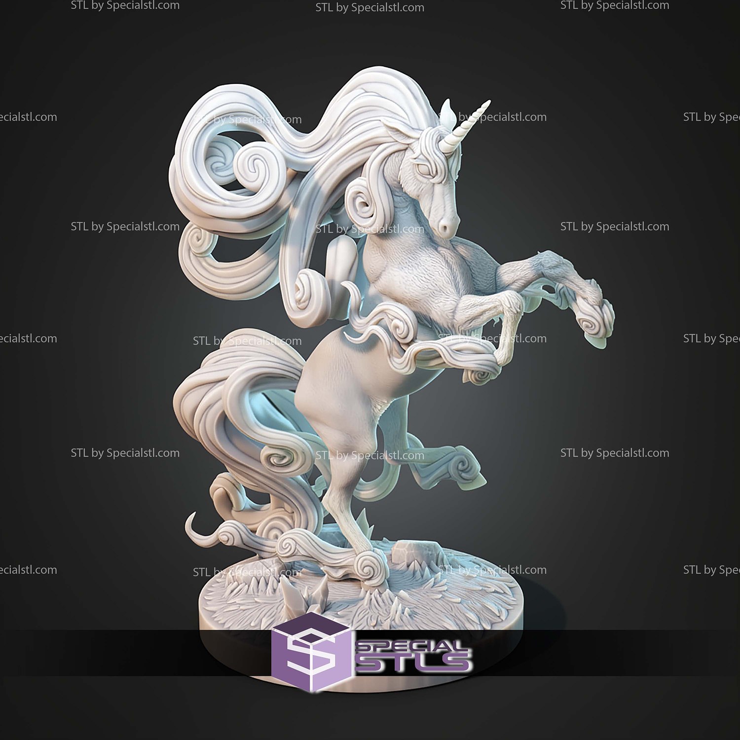 Kaiju Pokemon Galar Rapidash STL Files 3D Model — view 3