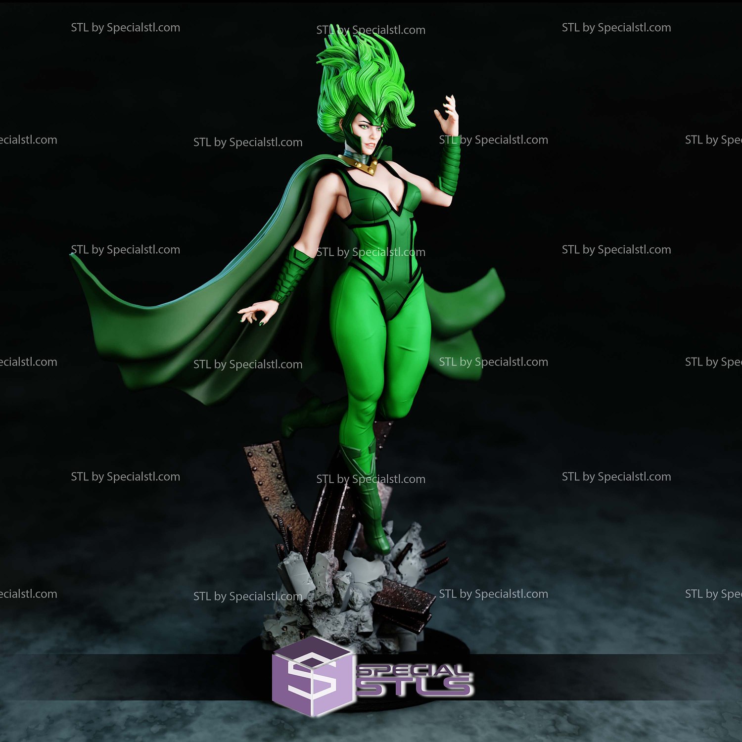 Polaris Marvel 1-6 3D Printer Files STL Model — view 2
