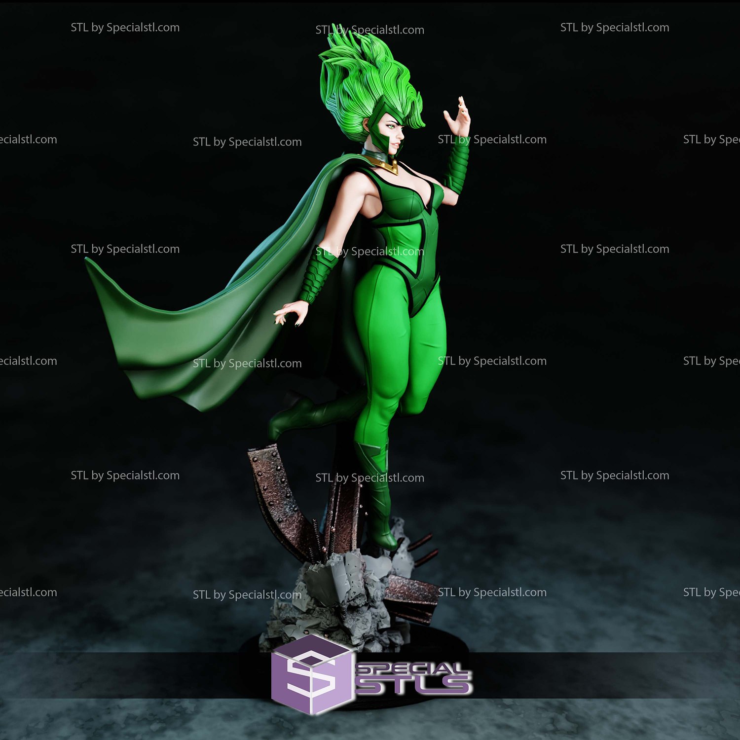 Polaris Marvel 1-6 3D Printer Files STL Model — view 6