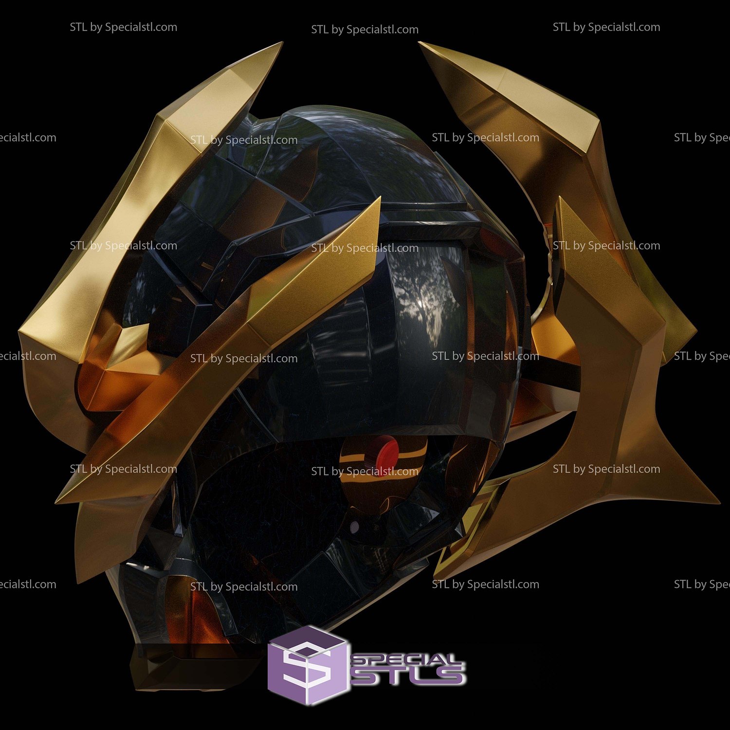 Cosplay STL Files X Tron Helmet Marvel Rivals 3D Model — view 5