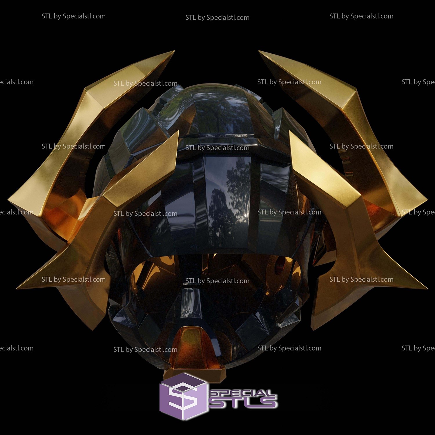 Cosplay STL Files X Tron Helmet Marvel Rivals 3D Model — view 6