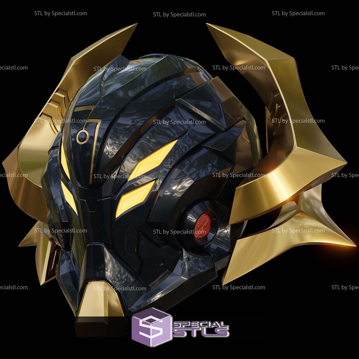 Cosplay STL Files X Tron Helmet Marvel Rivals 3D Model — view 7