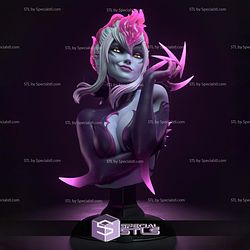 Evelynn League of Legends Bust Digital STL Files 3D Model