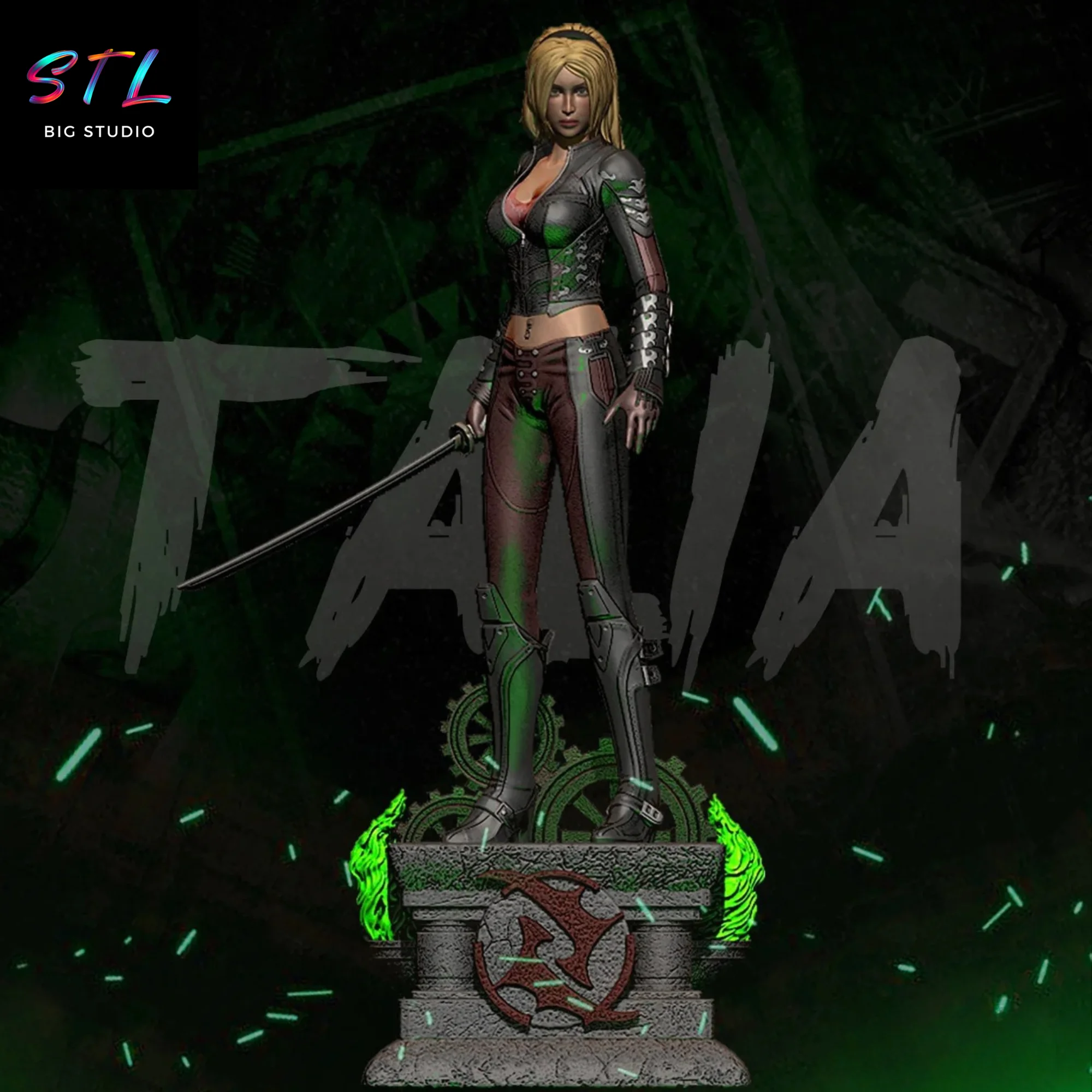 Talia al Ghul STL | DC Comics | 3D Printable Figure Model