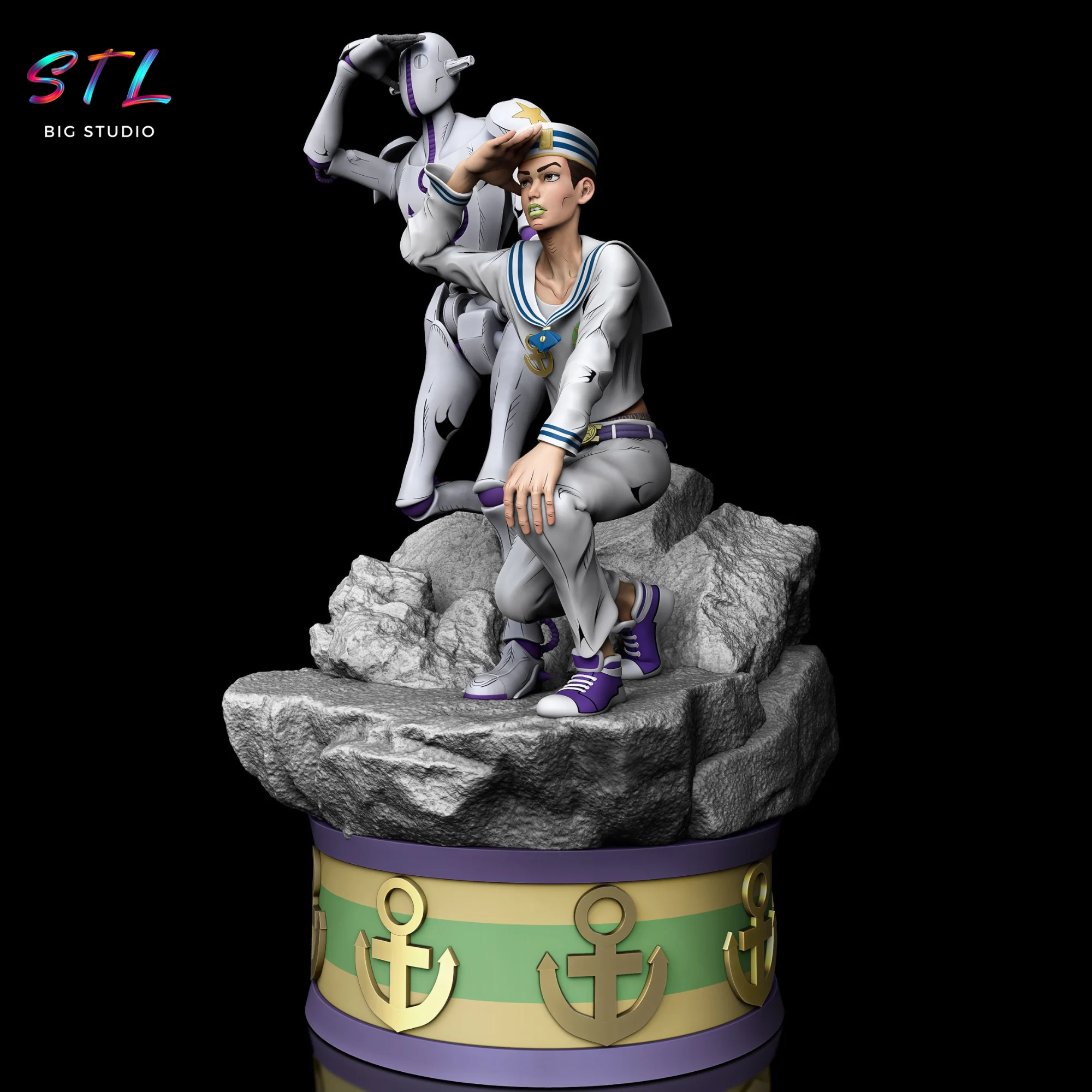 Josuke Higashikata STL | JoJo’s Bizarre Adventure | 3D Printable Figure Model