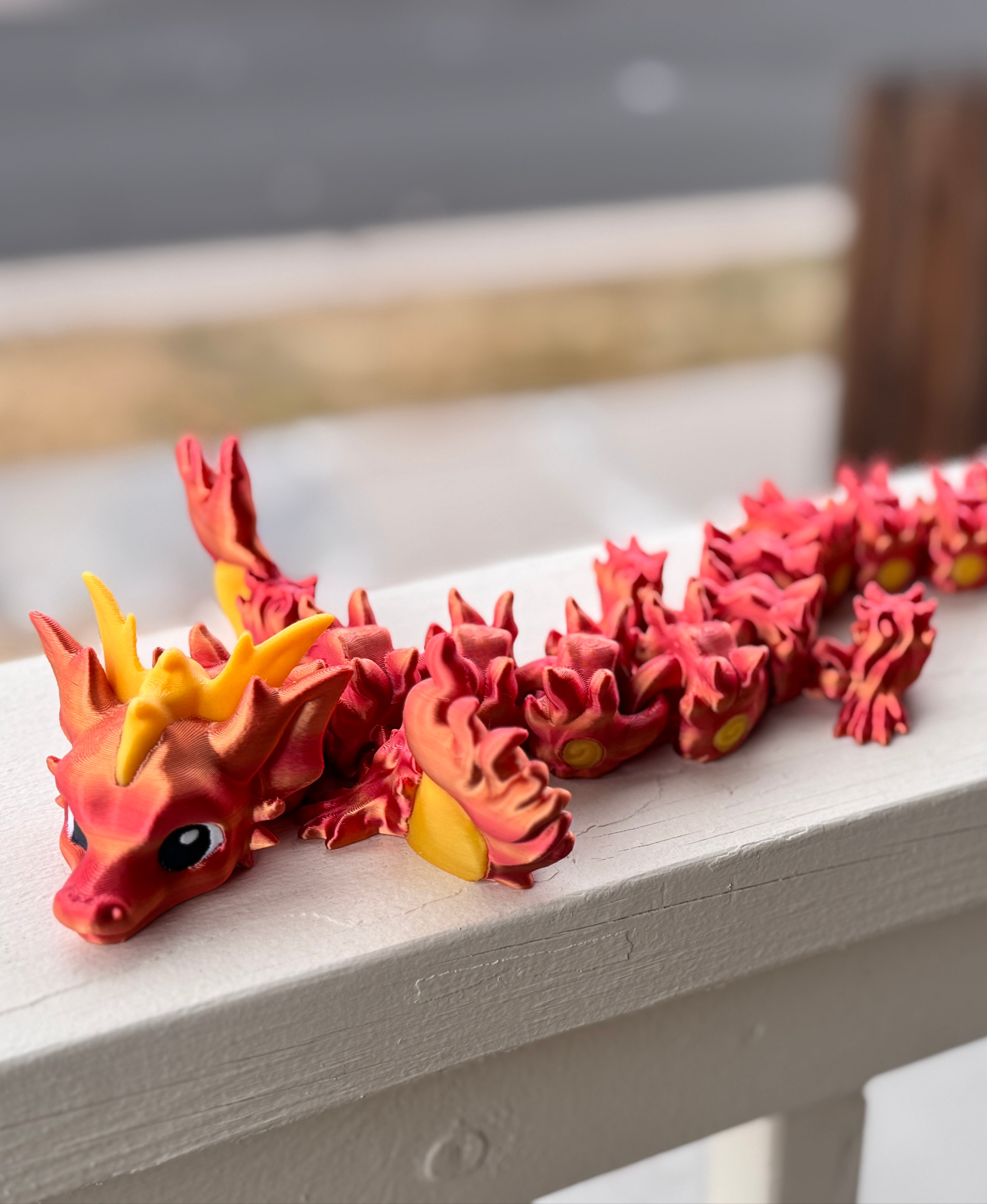 Teal Cat Creative Sun Dragon 3D STL Model