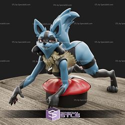Lucario Pokemon Furry STL Files 3D Model