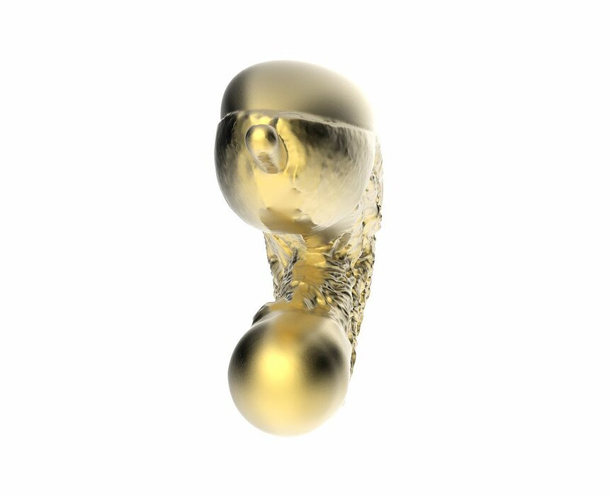 Scanned Alien Head 3D STL Model — view 2