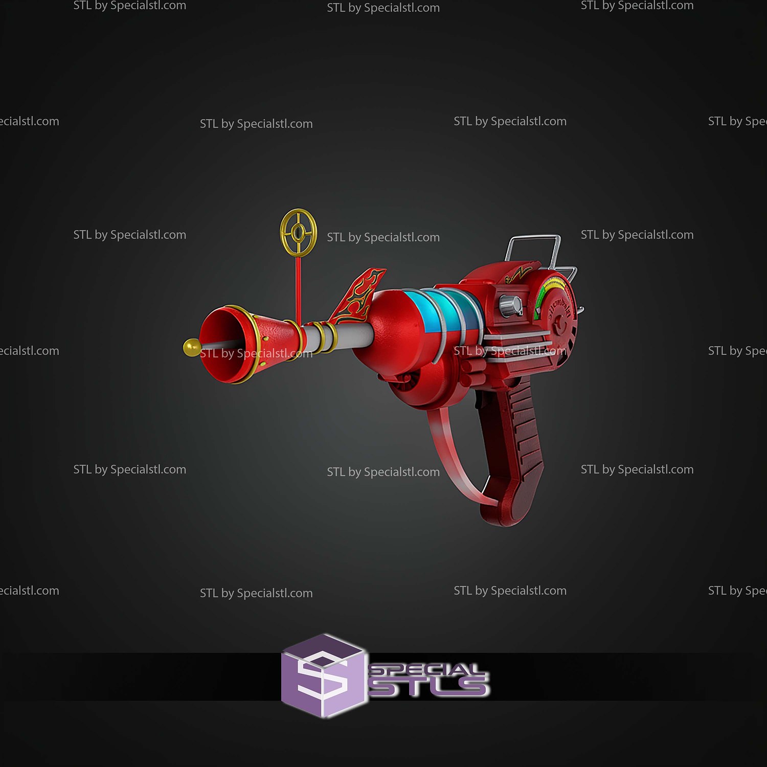 Cosplay STL Files COD Zombies Ray Gun 3D Model — view 2