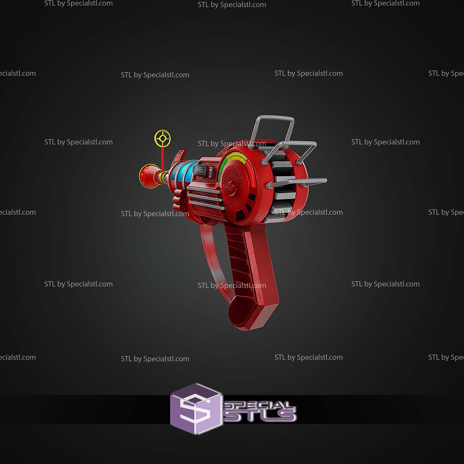 Cosplay STL Files COD Zombies Ray Gun 3D Model — view 3