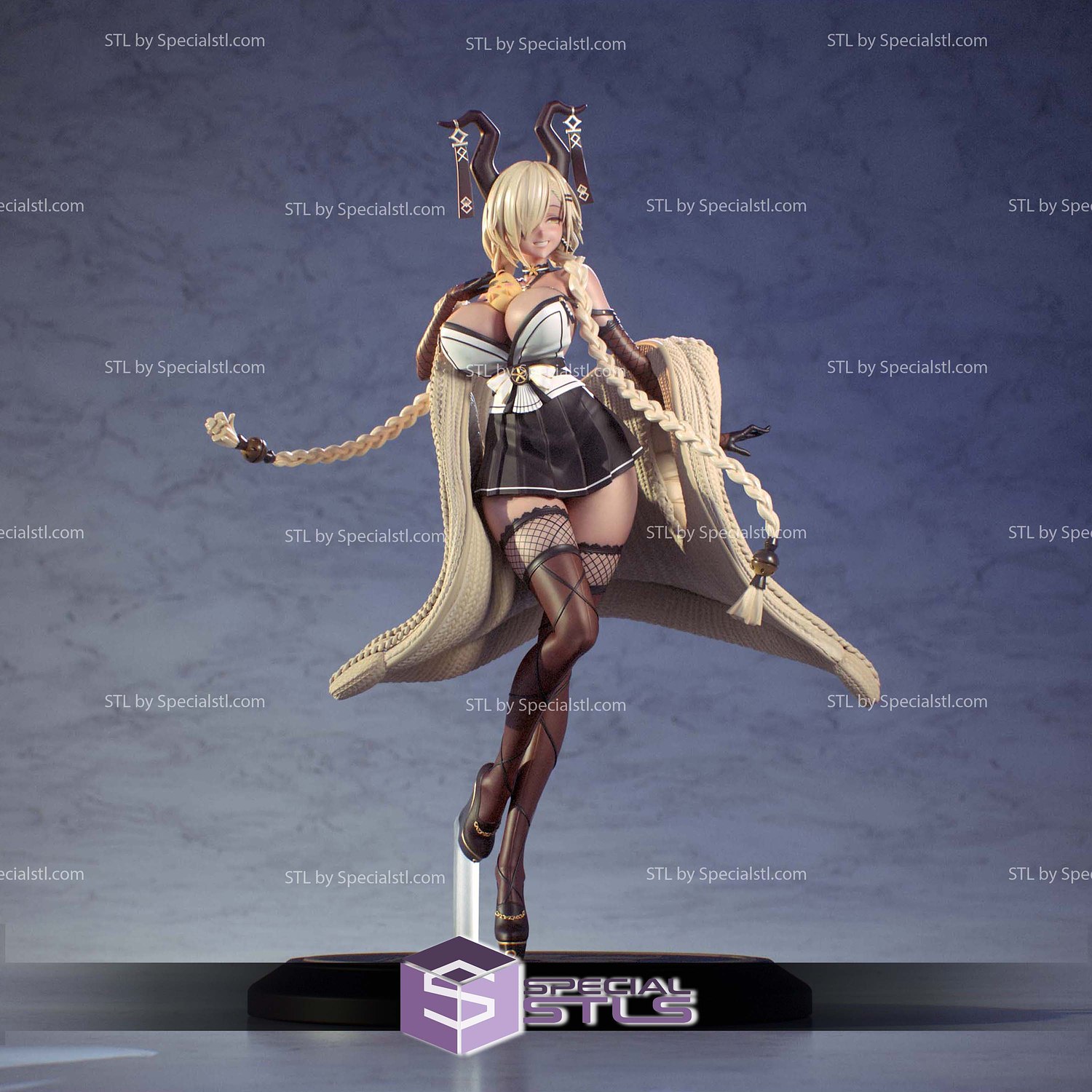 Owari Azur Lane STL Printer Files 3D Model — view 2