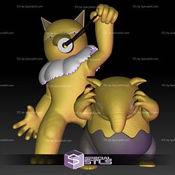 Pokemon STL Collection Drowzee Hypno 3D Model