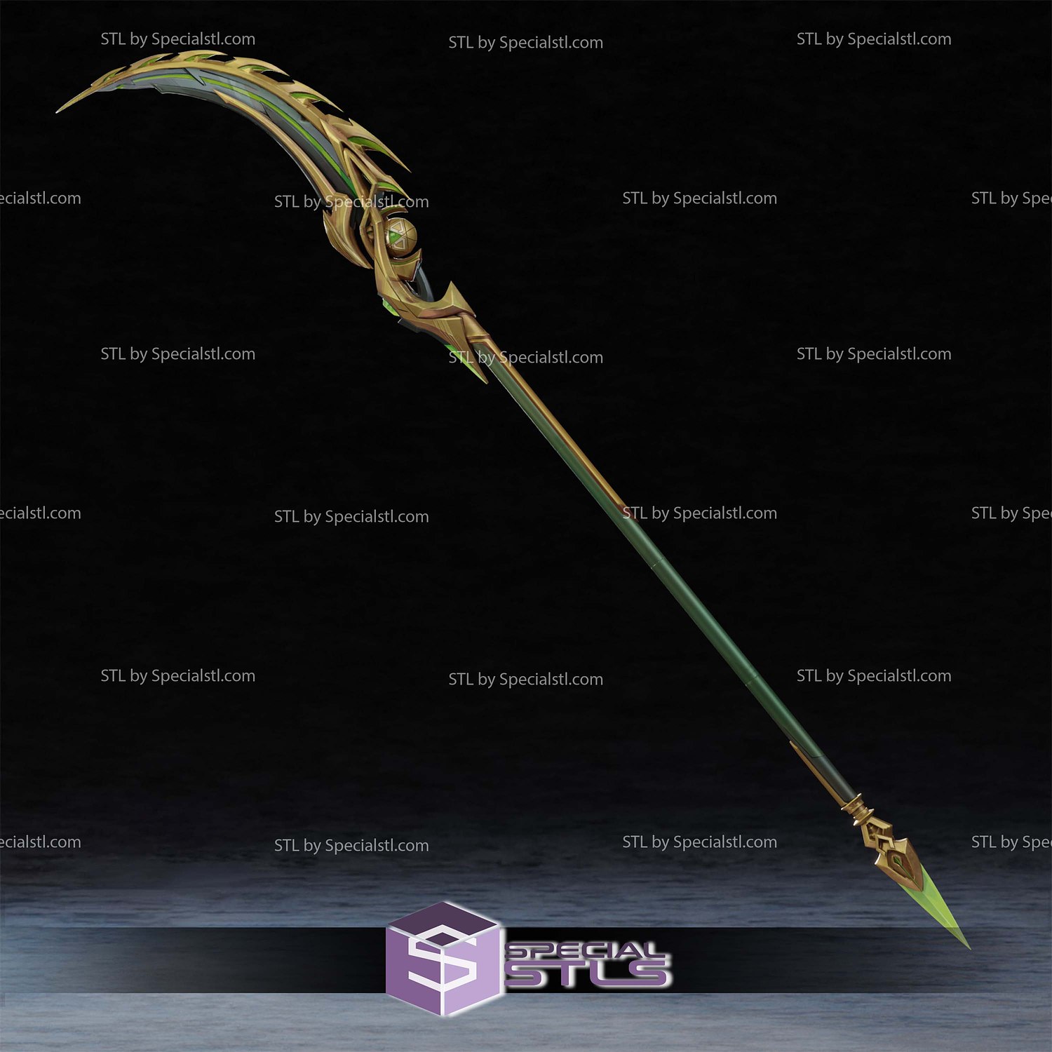 Cosplay STL Files Loki Staff 3D Model — view 3