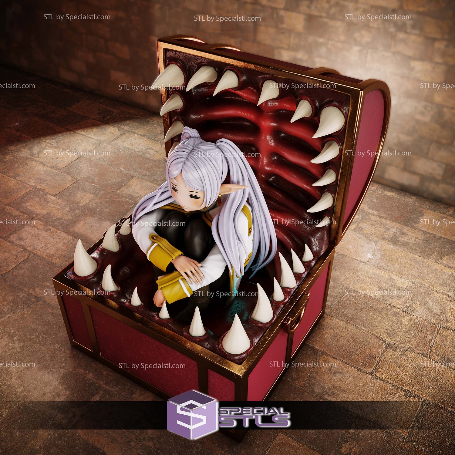 Frieren inside Mimic 3D Printer Files STL Model — view 5