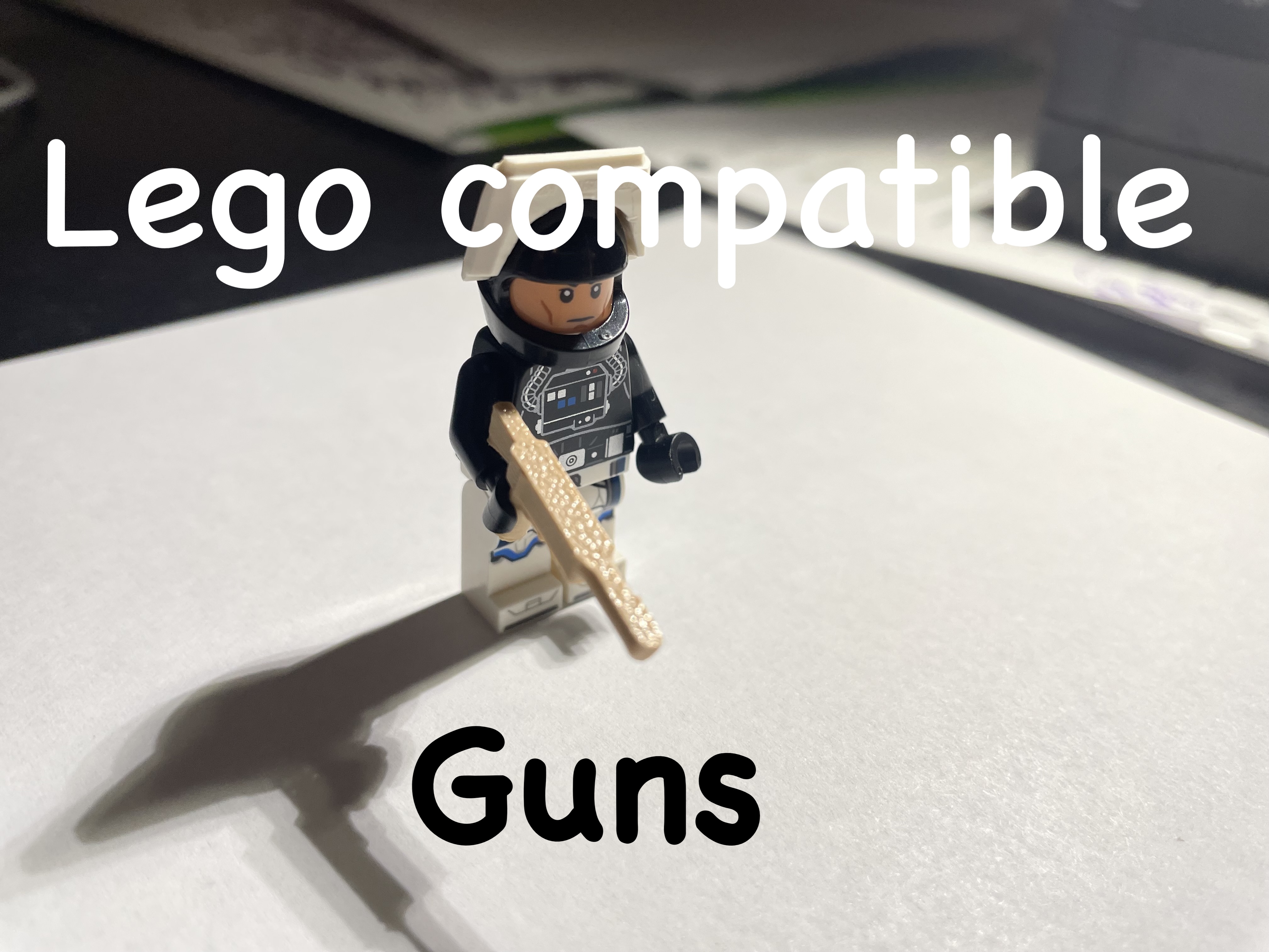 Lego Compatible Weapons 3D STL Model