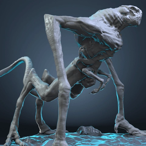 Cloverfield Monster 3D Printer Files | Assembly STL Model