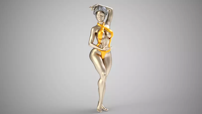 Fashion Pose 5 3D 3MF Model