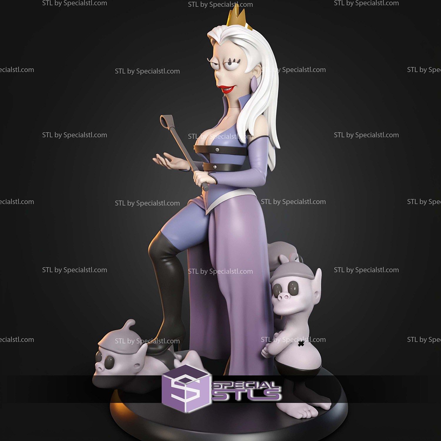 Dagmar From Disenchantment STL Files 3D Model — view 4