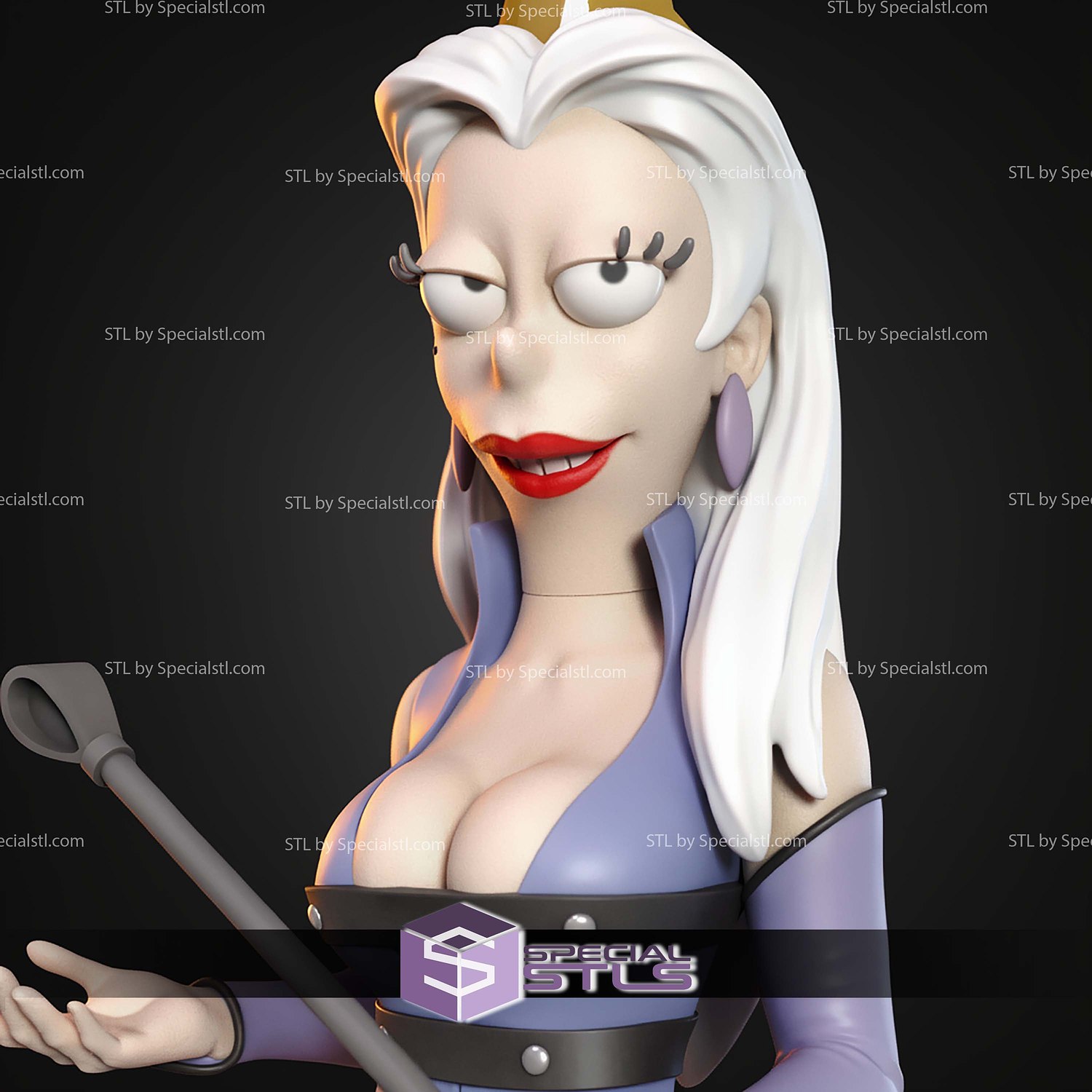 Dagmar From Disenchantment STL Files 3D Model — view 5