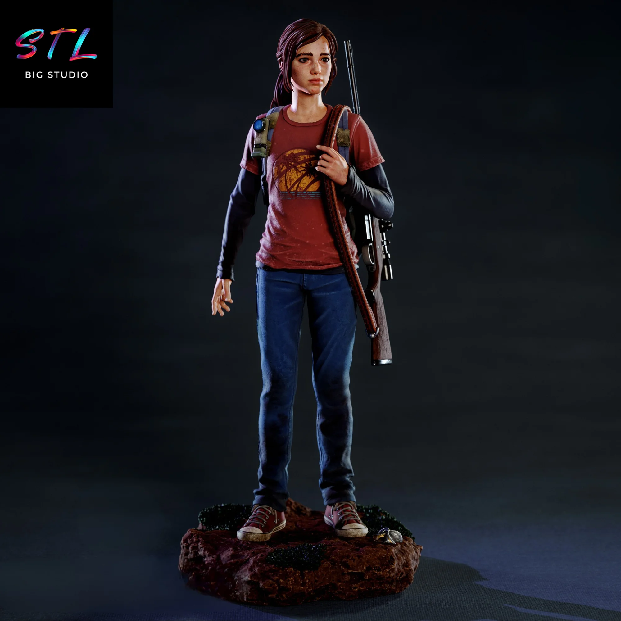 Ellie STL | The Last of Us | 3D Printable Model Model