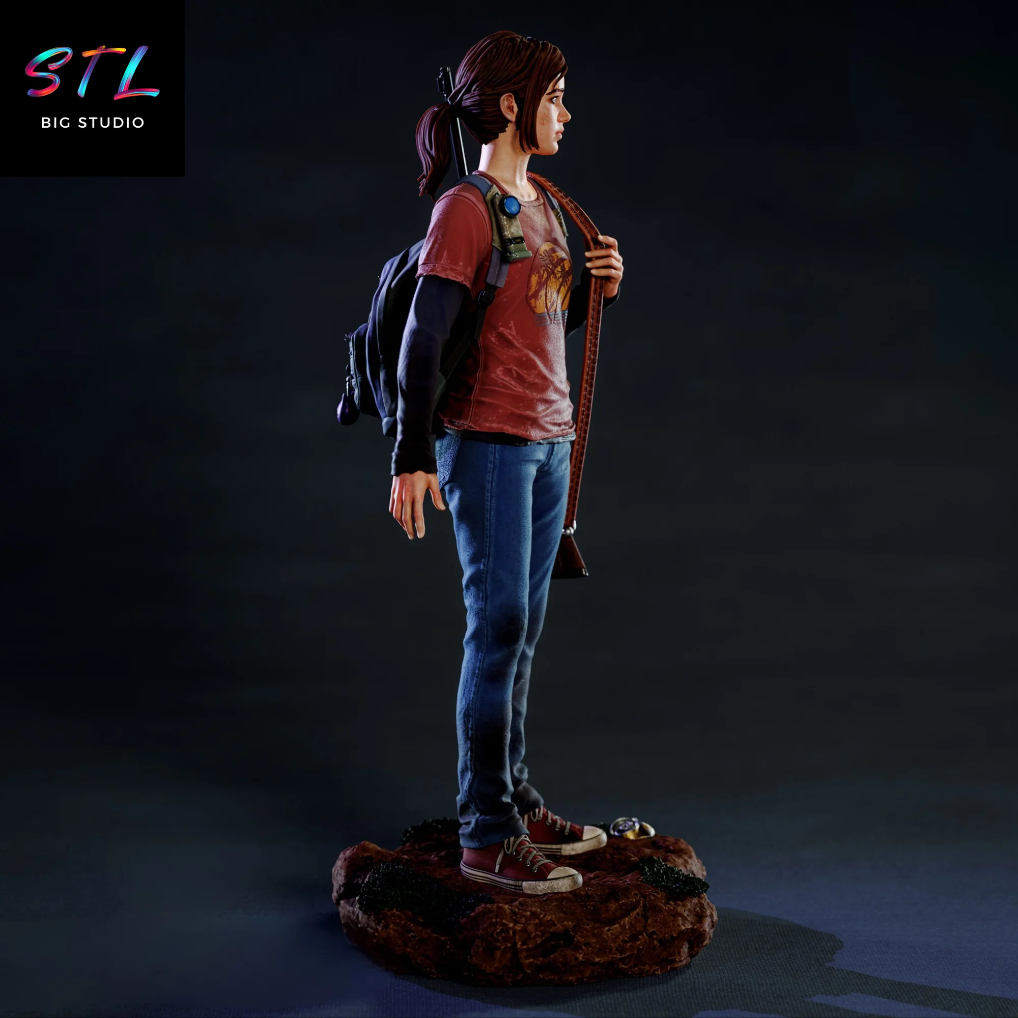 Ellie STL | The Last of Us | 3D Printable Model Model — view 2