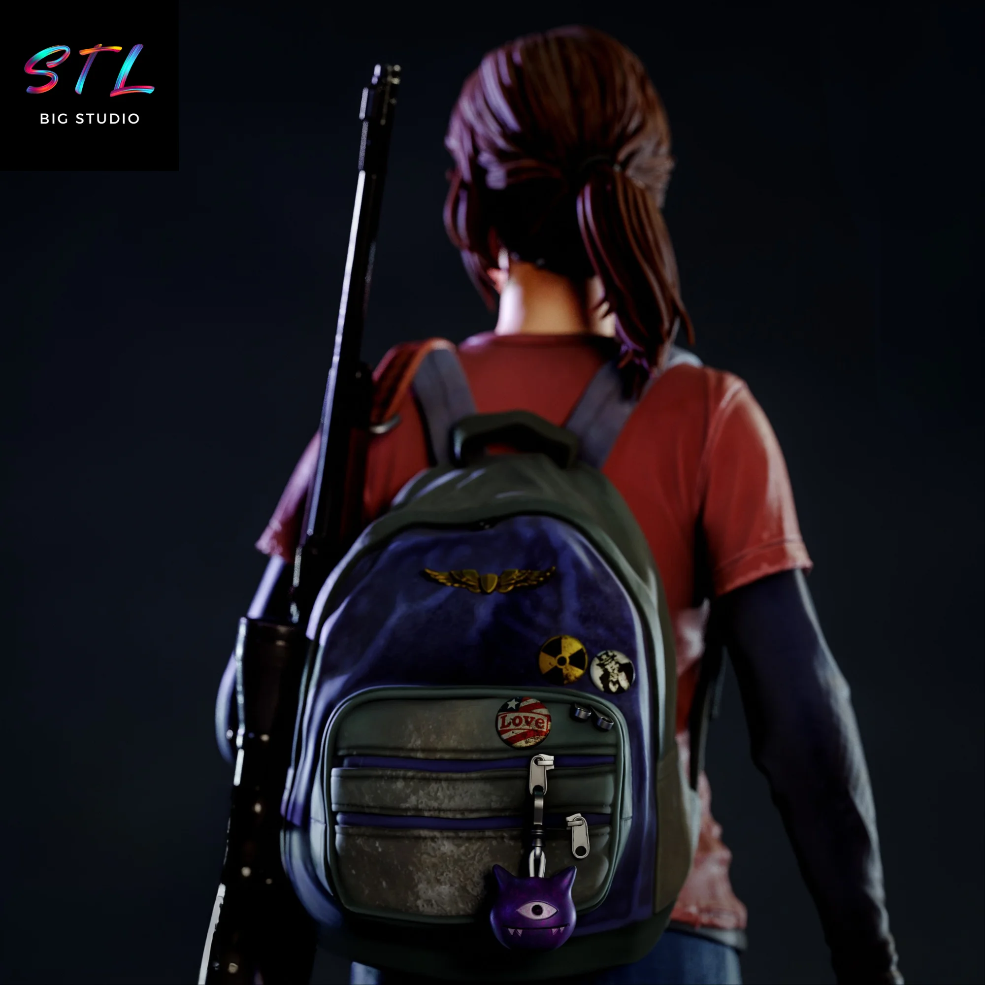Ellie STL | The Last of Us | 3D Printable Model Model — view 6