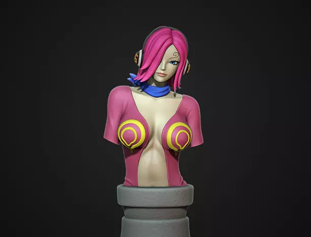 Reiju Vinsmoke Bust 3D STL Model