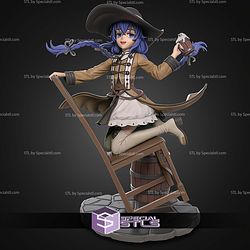 Roxy Migurdia on Chair 168mm STL Files 3D Model