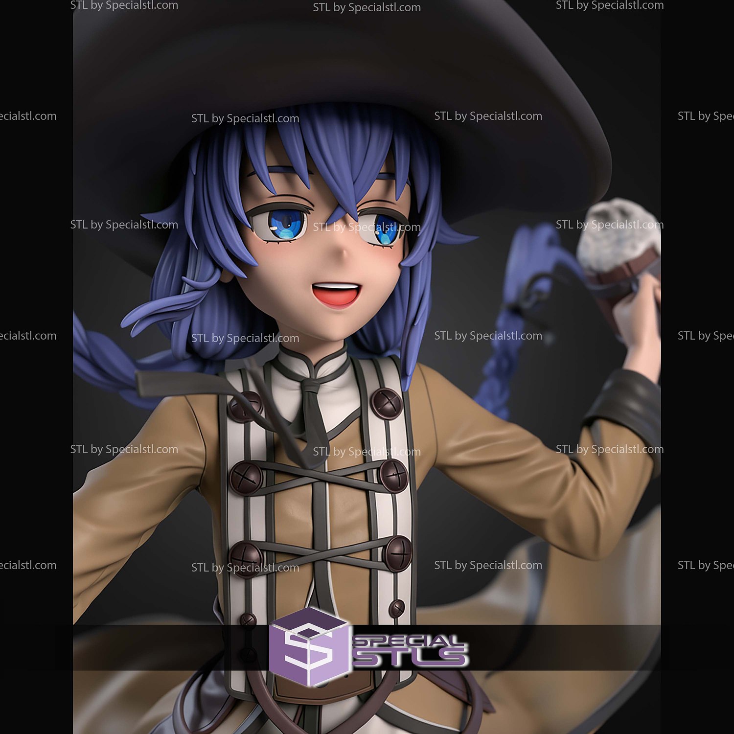 Roxy Migurdia on Chair 168mm STL Files 3D Model — view 5