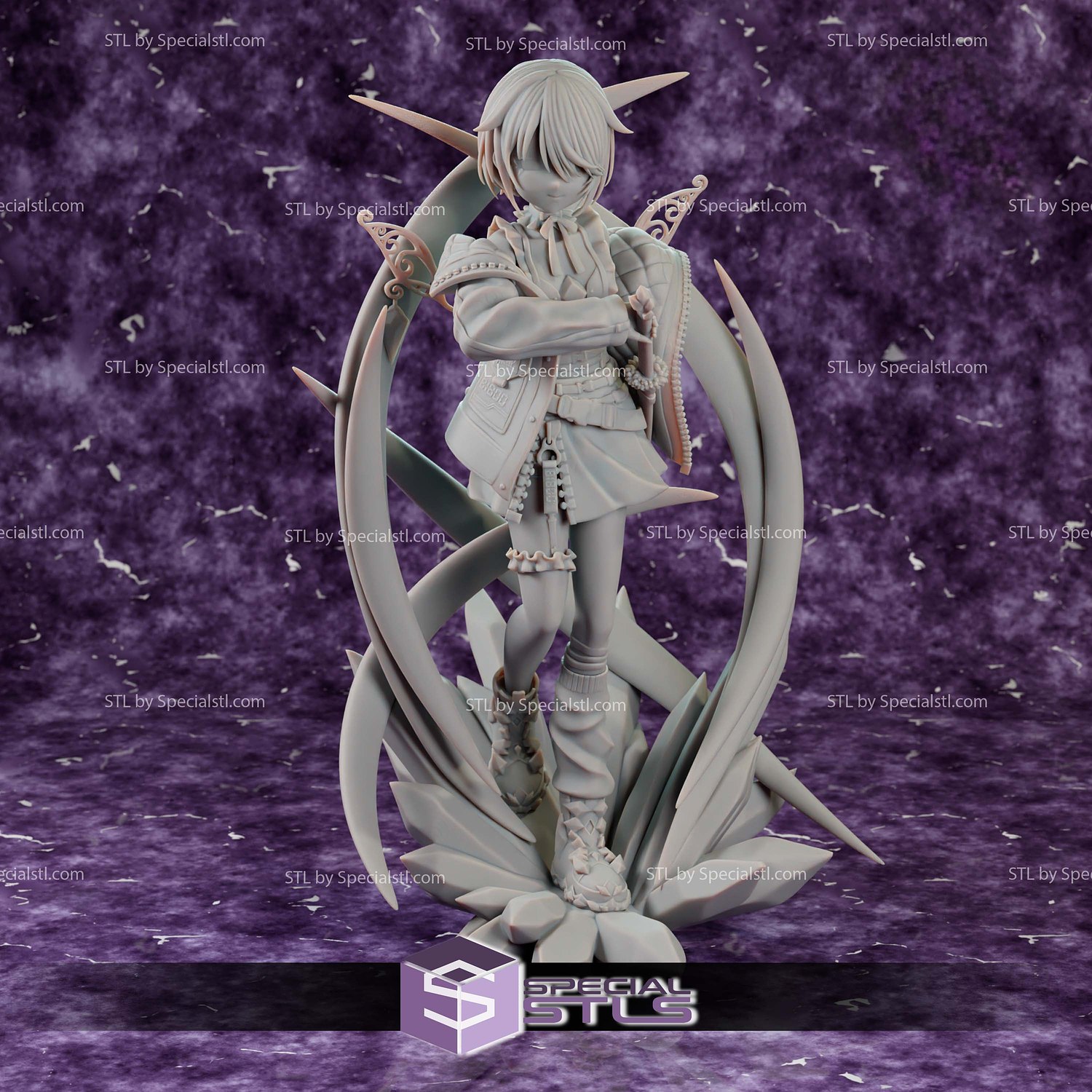 Koseki Bijou Code 81800 Hololive 3D Printer Files STL Model — view 4