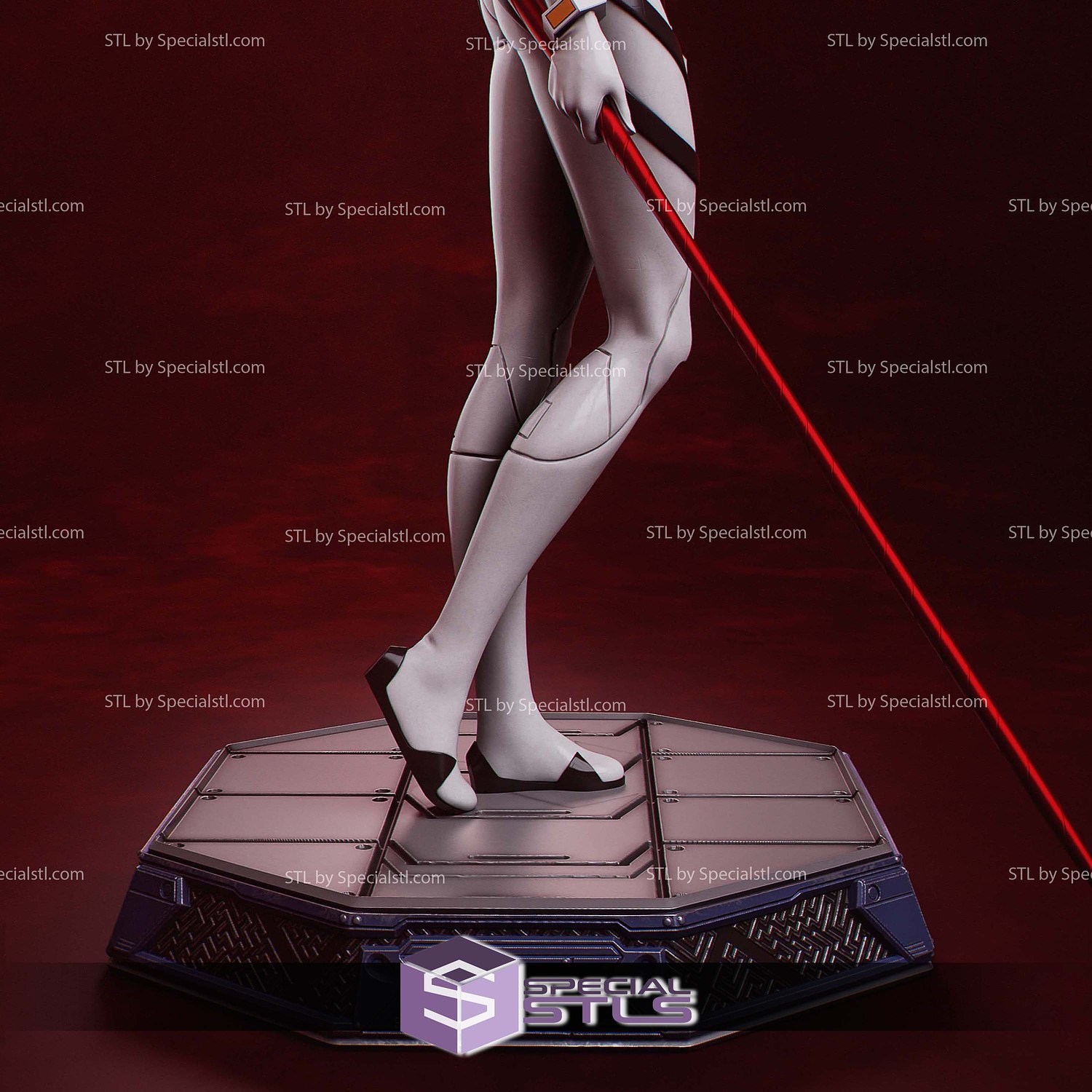 The Silent Angel Rei Ayami 3D Printer Files STL Model — view 5