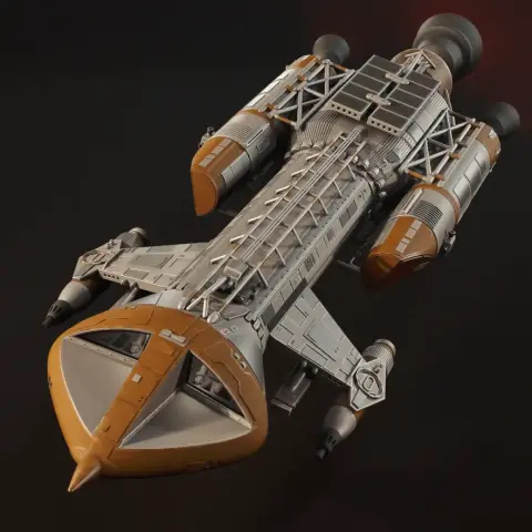 Hawk Fighter Mark IX 3D Printer Files | Assembly STL Model