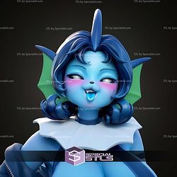 Cheeky Vaporeon 260mm STL Files 3D Model