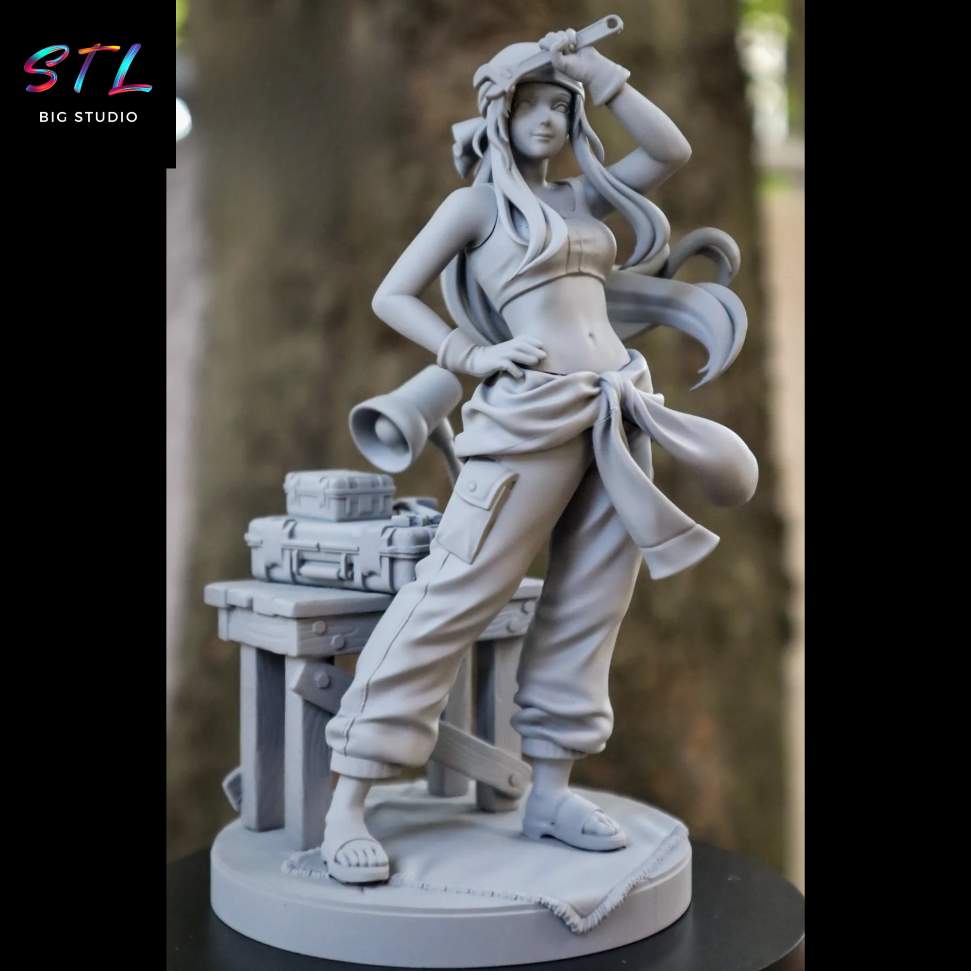 Winry Rockbell Diorama STL | Fullmetal Alchemist | Stunning 3D Print Figure Model