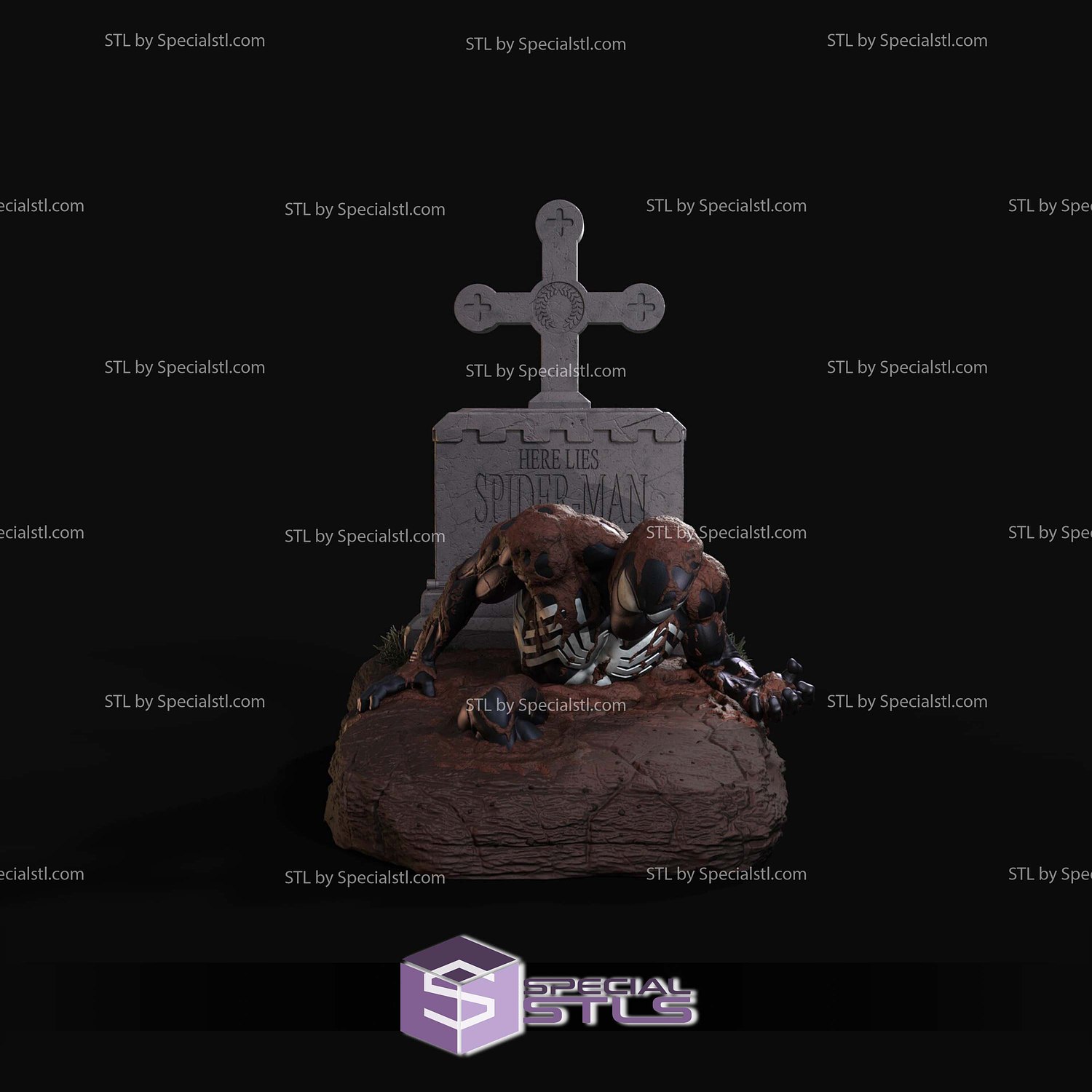 Spiderman Kravens Last Hunt STL Files 3D Model — view 3